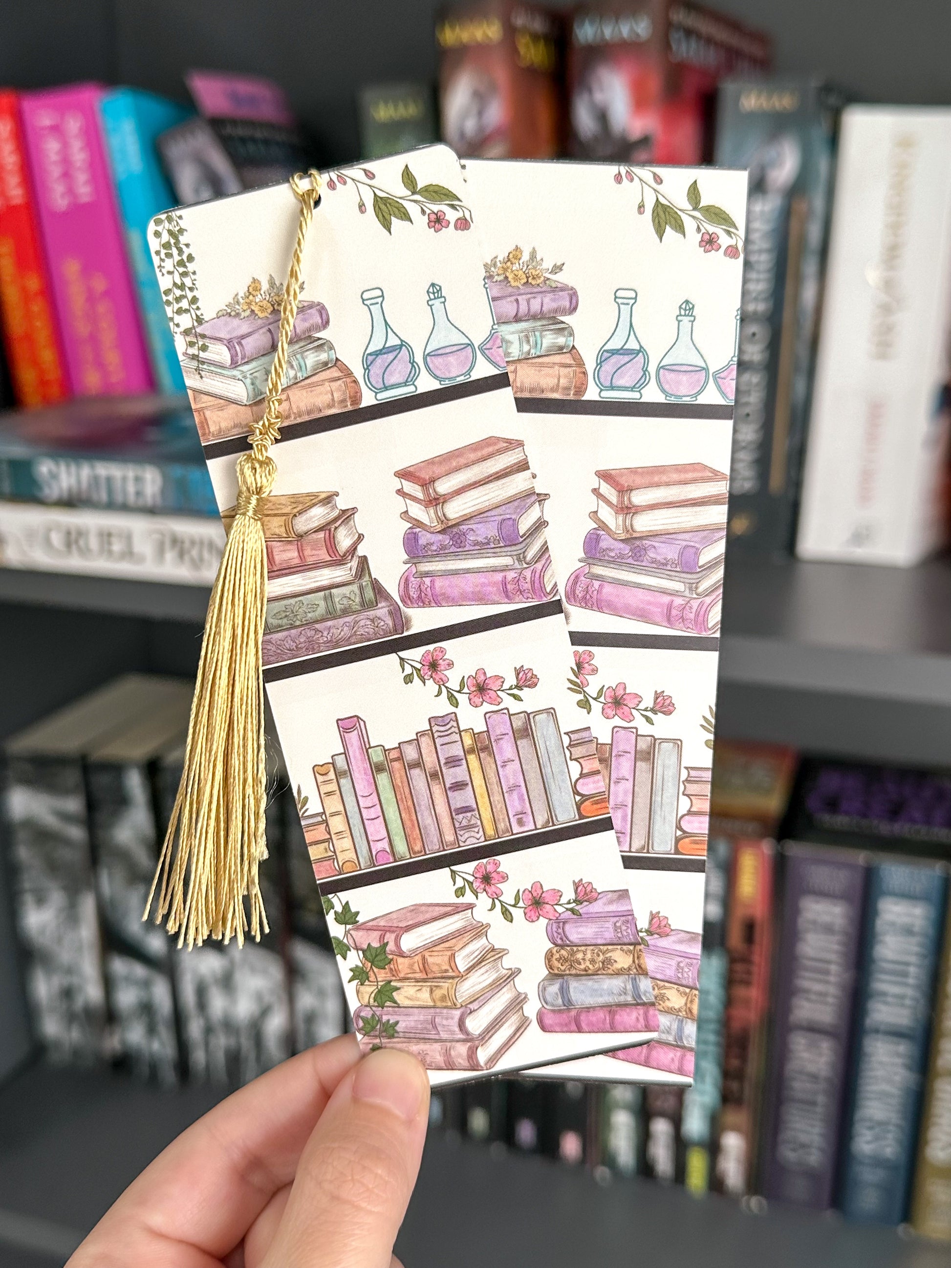 Bookshelf Apothecary Bookmark