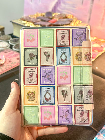 Bookish Stamps E-Reader Sticker Insert