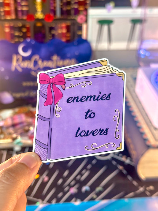 Enemies To Lovers Book Sticker
