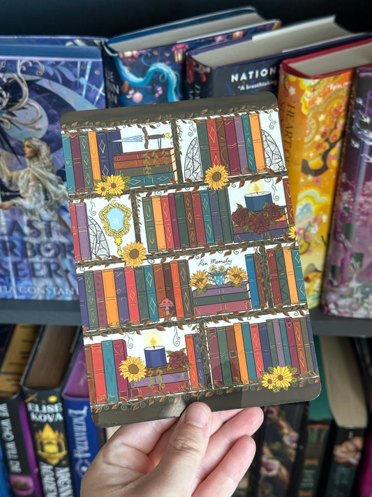 Fall Bookshelf E-Reader Insert