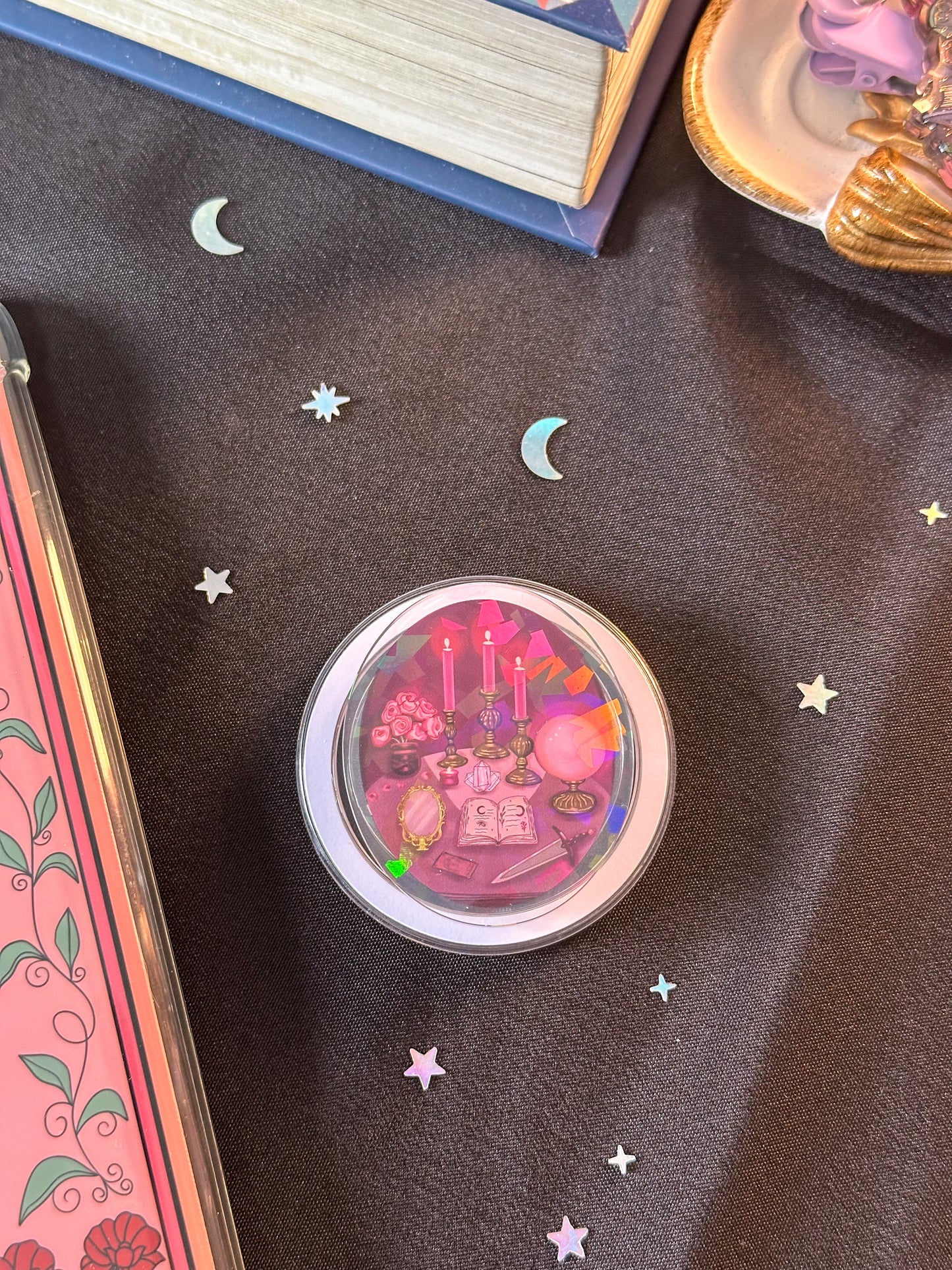 Mystic Reverie Holographic Magnetic Device Grip
