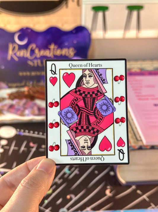 Queen Of Hearts Sticker