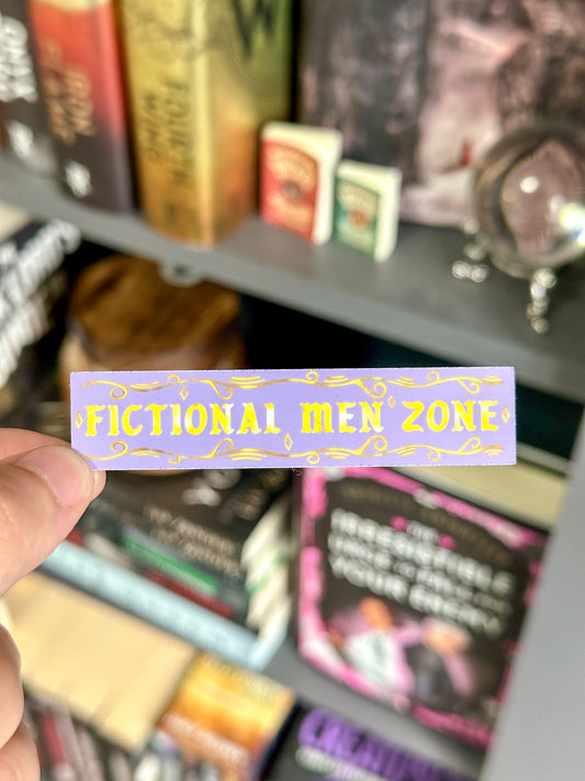 Fictional Men Zone Sticker