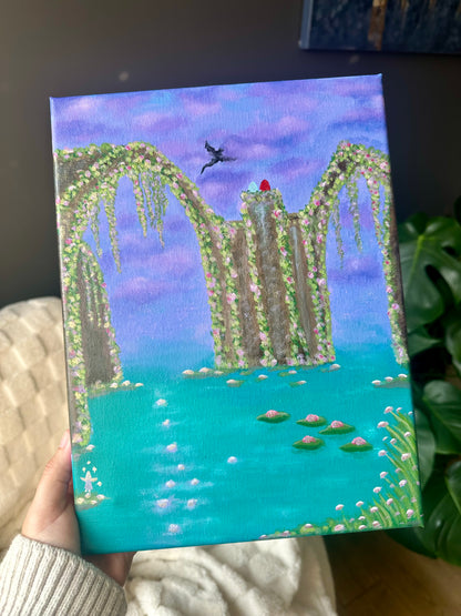 The Dragons Nest Acrylic Painting