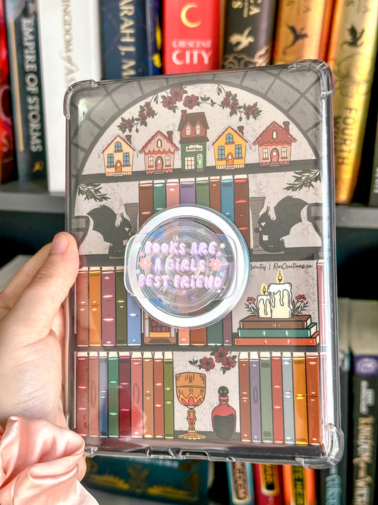 Books Are A Girls Best Friend Holographic Magnetic Device Grip