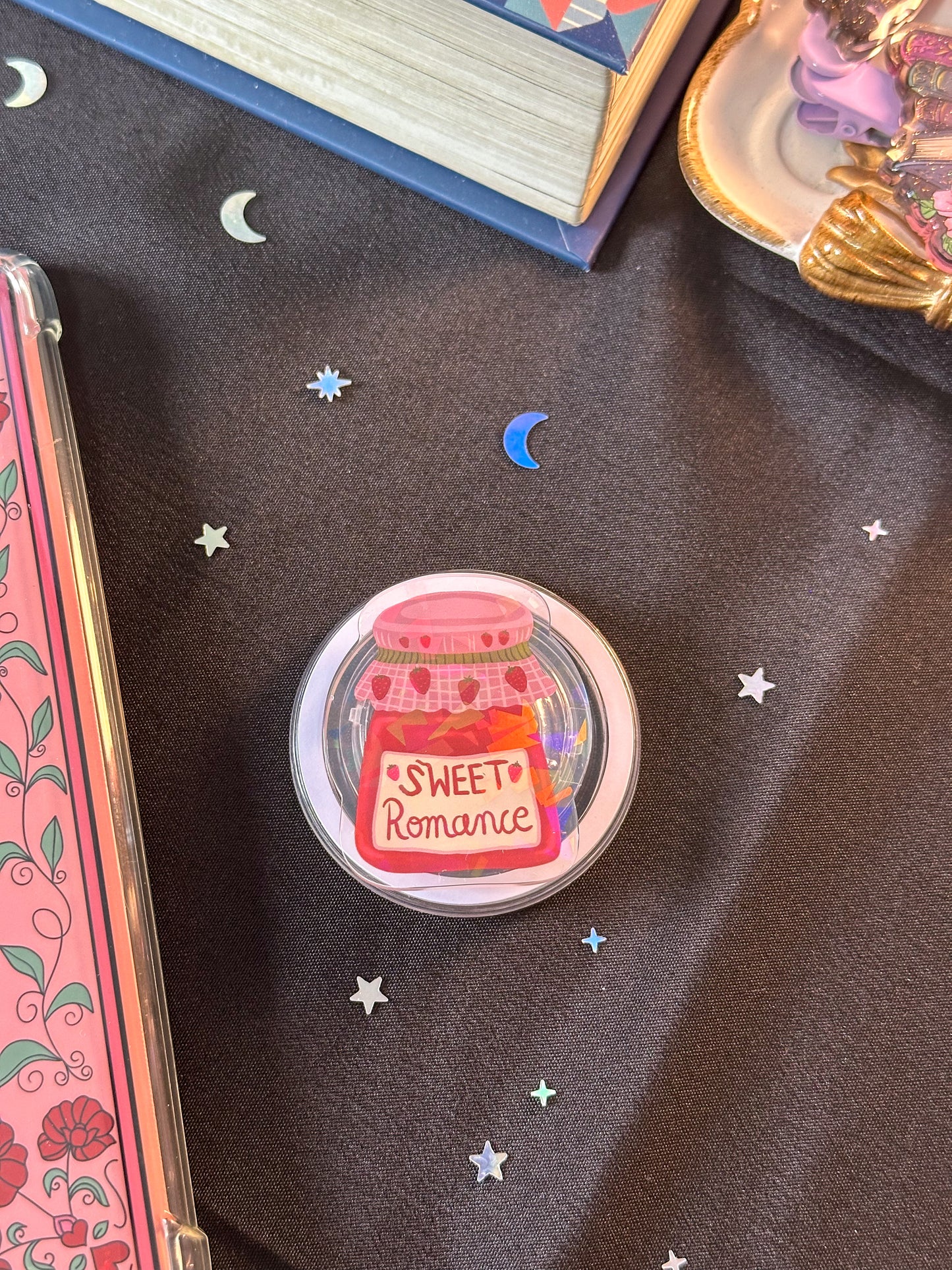 Sweet Romance Jam Holographic Magnetic Device Grip