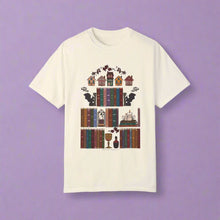 Load image into Gallery viewer, The Fantasy Bookshelf T-shirt
