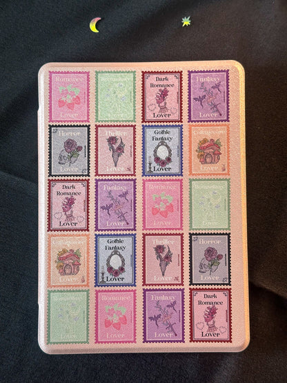 Bookish Stamps Kindle Paperwhite Case With Clear Back