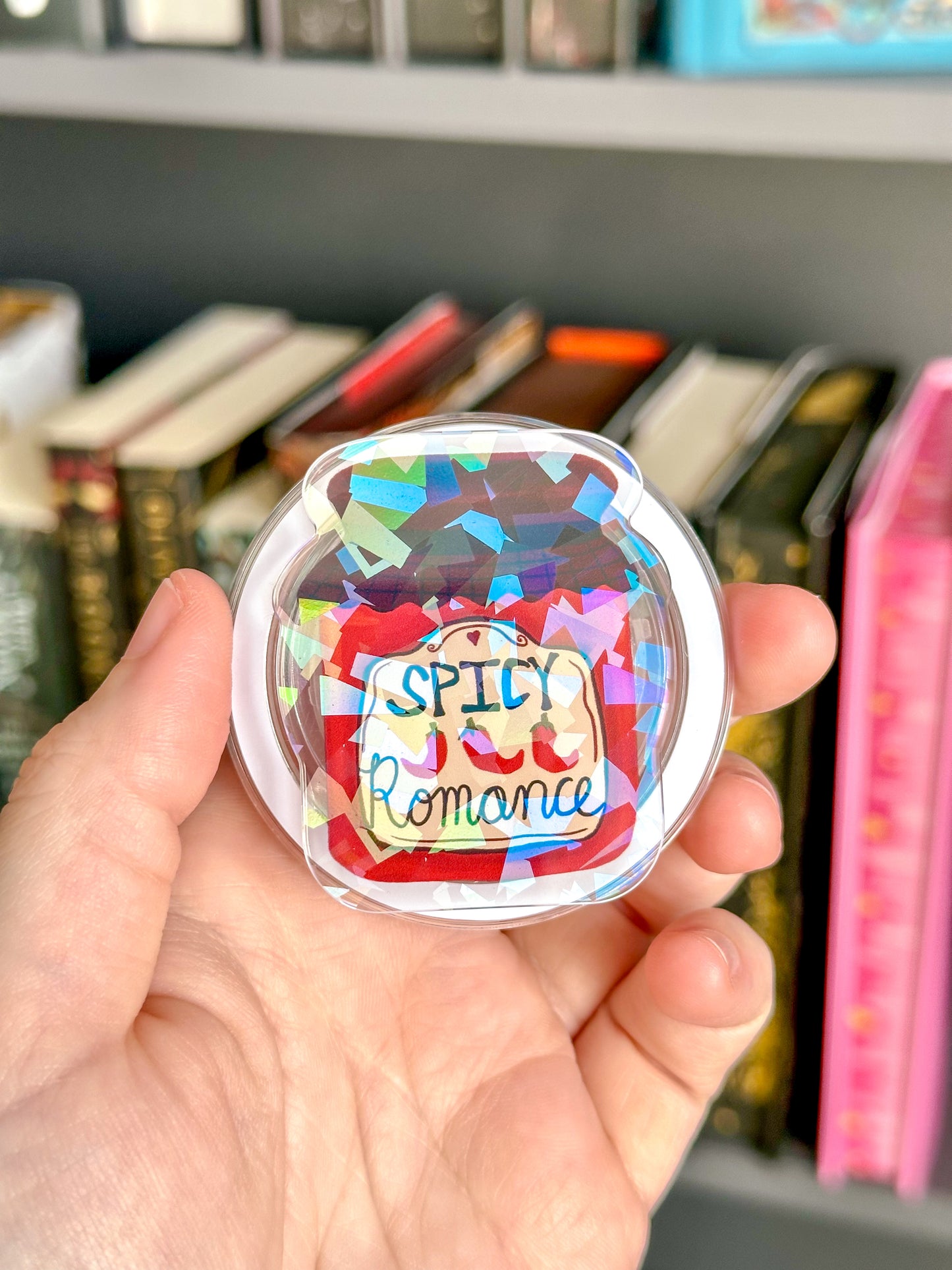 Spicy Romance Jam Holographic Magnetic Device Grip