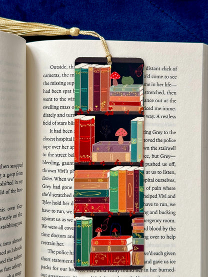 Cottagecore Bookshelf Bookmark