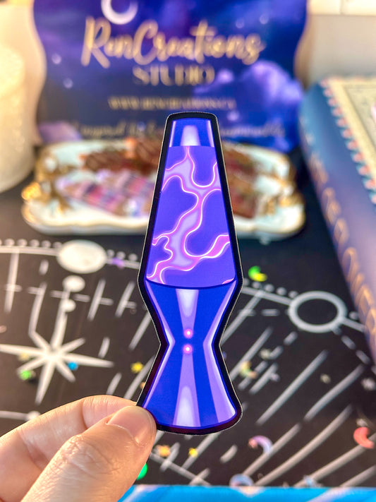 Wicked Violet Lava Lamp Sticker