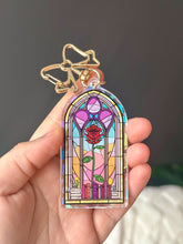 Load image into Gallery viewer, The Light Court Acrylic Holographic Keychain
