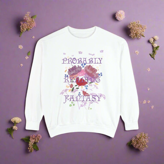 Probably Reading Fantasy Crewneck Sweatshirt - Comfort Colors