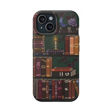 Load image into Gallery viewer, The Illuminated Bookshelf Impact-Resistant Phone Case
