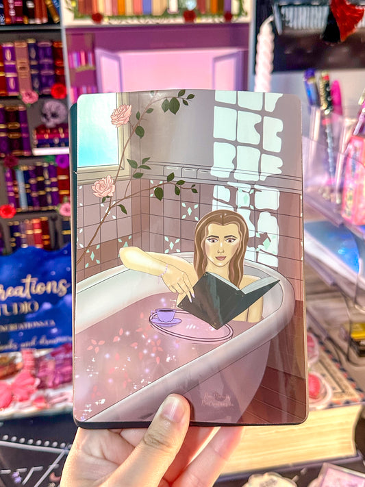 Reading In The Tub E-Reader Sticker Insert