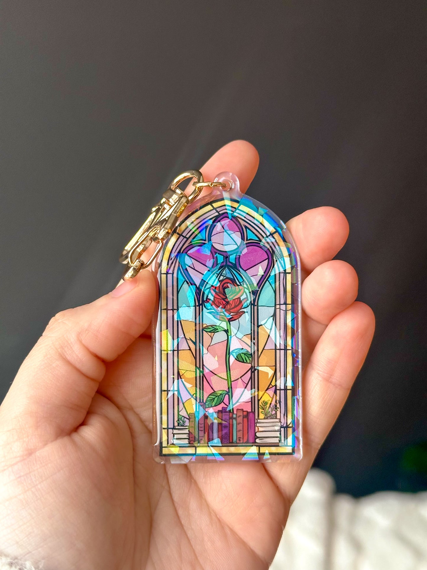 The Light Court Acrylic Holographic Keychain