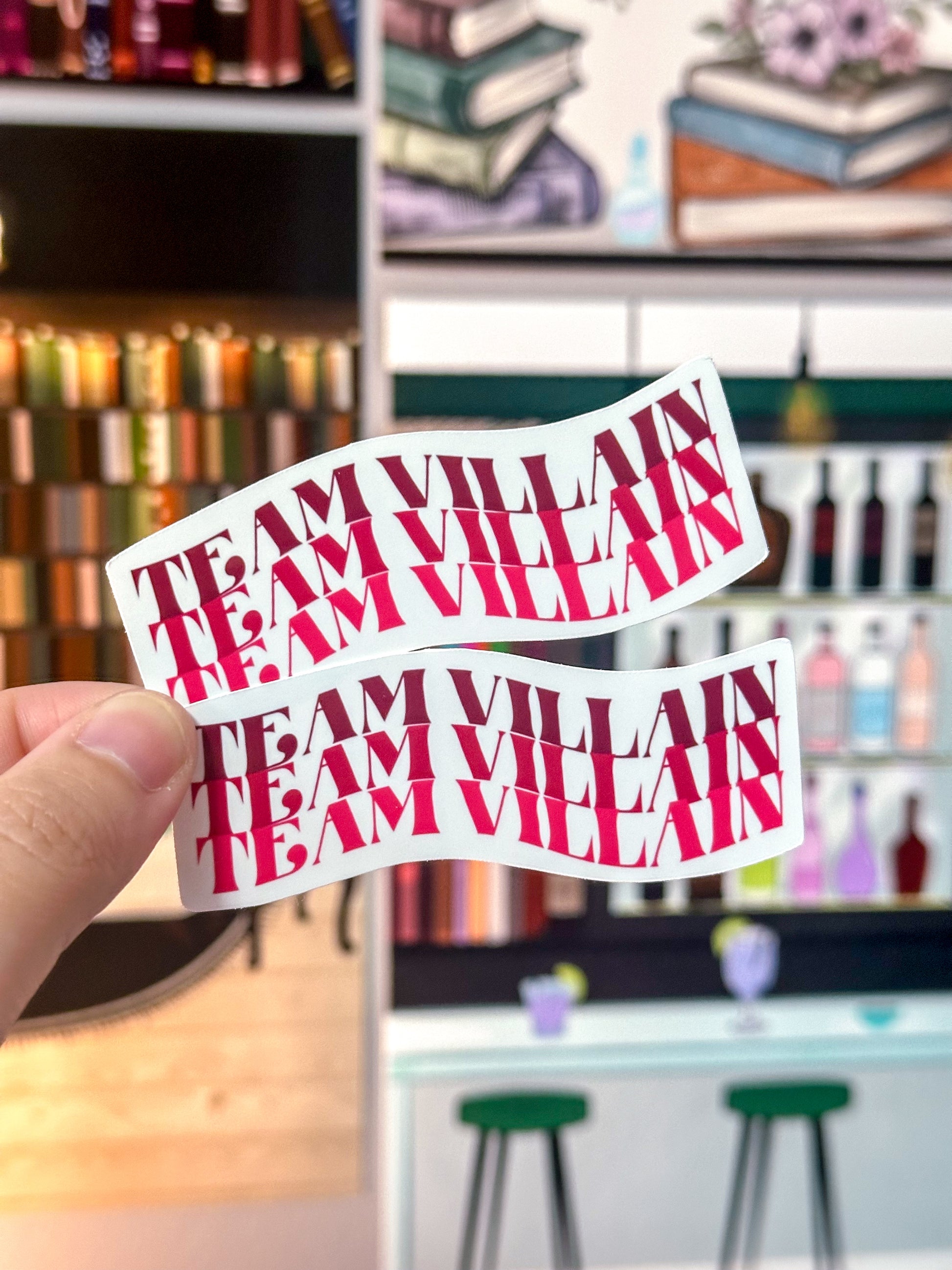 Team Villain Vinyl Sticker