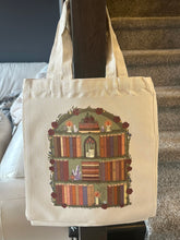 Load image into Gallery viewer, The Fairytale Bookshelf Tote Bag
