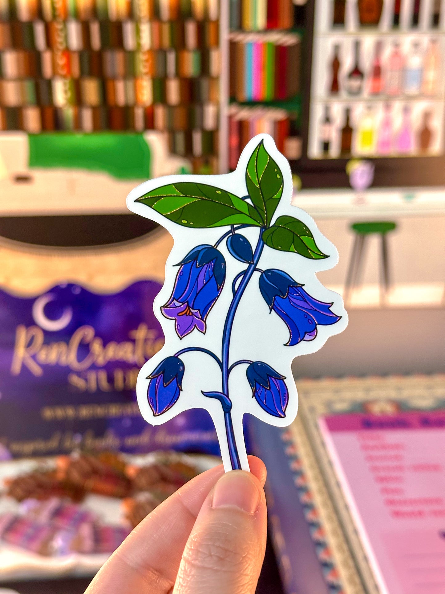 Nightshade Flower Sticker