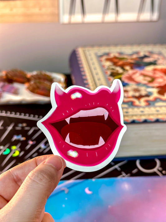 Vampire Lips Sticker