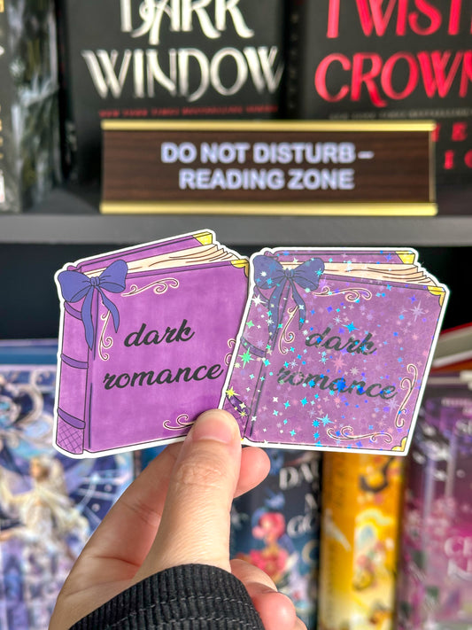 Dark Romance Book Sticker