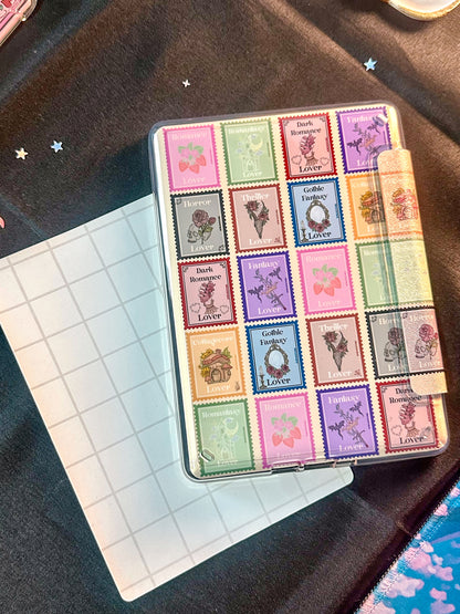 Bookish Stamps E-Reader Sticker Insert