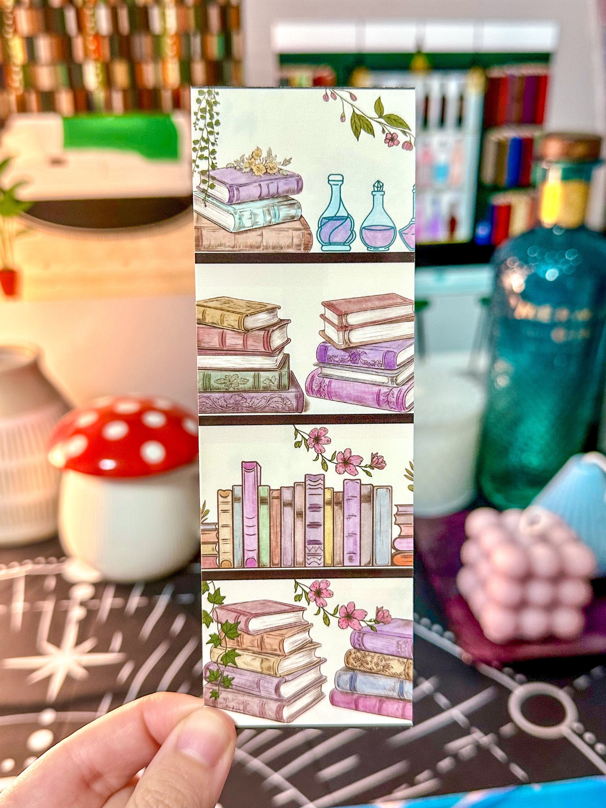 Bookshelf Apothecary Bookmark