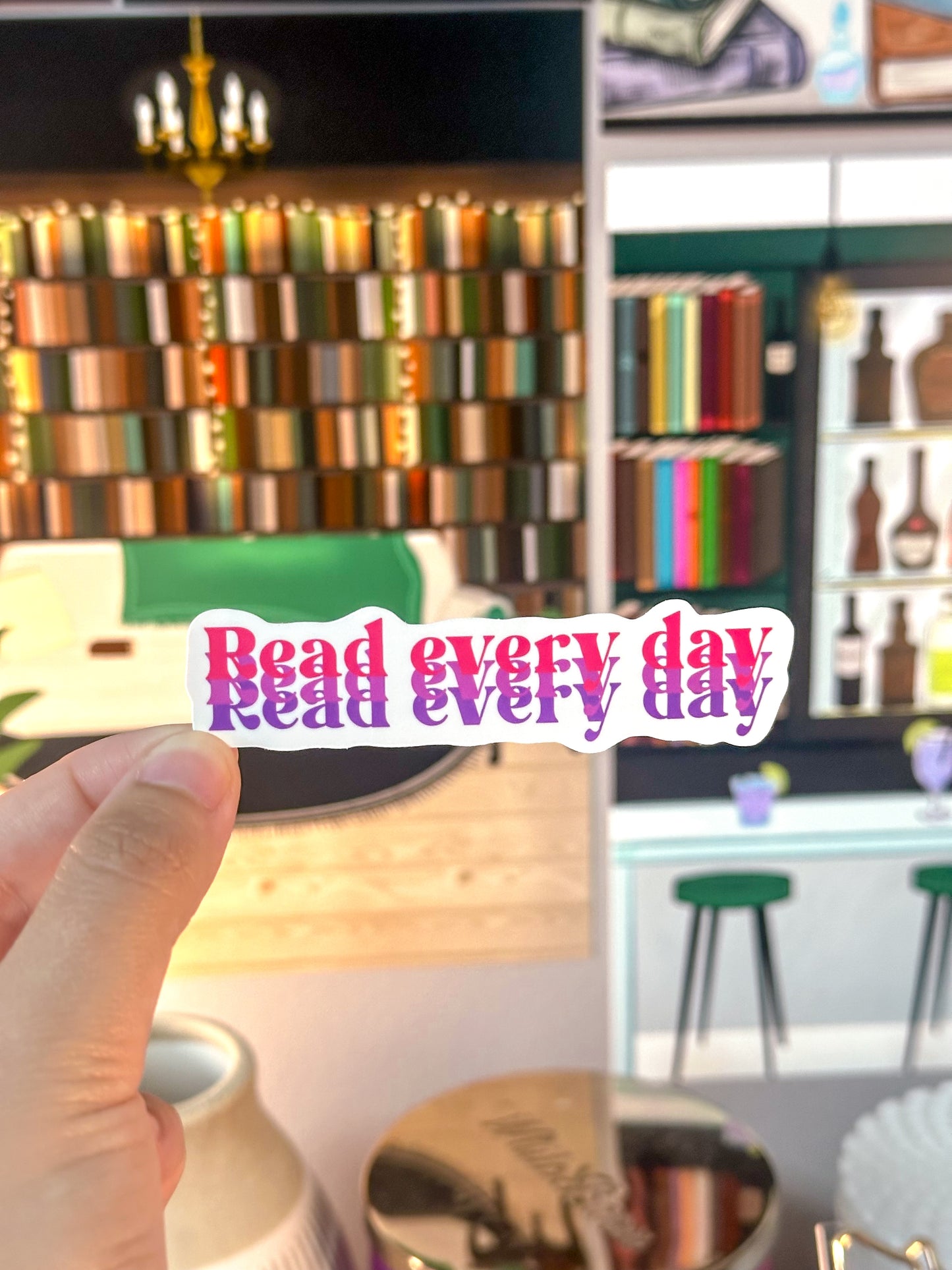 Read Every Day Vinyl Sticker