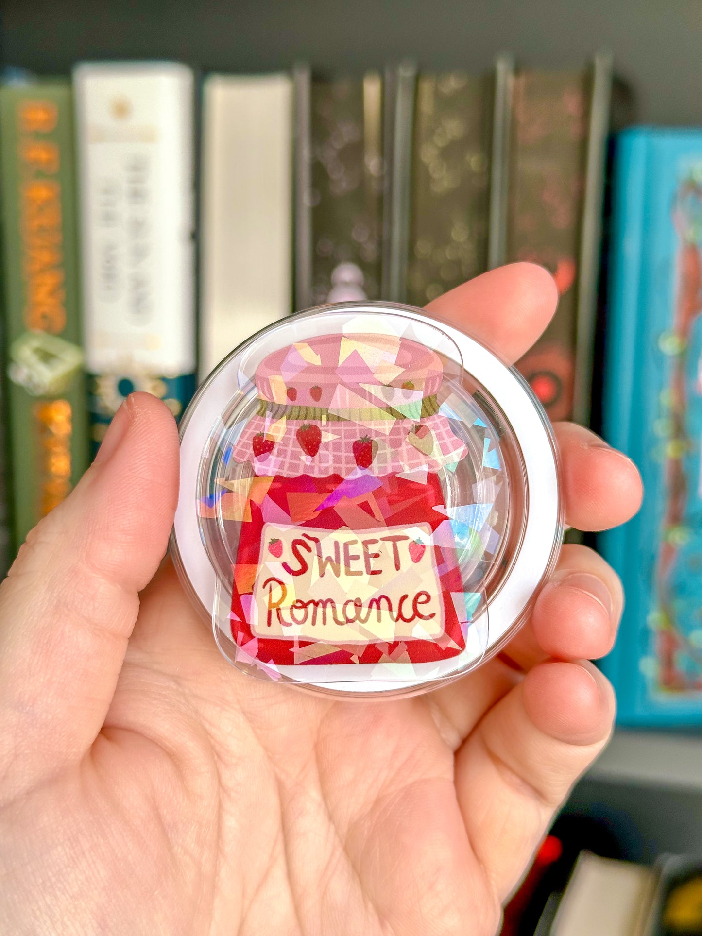Sweet Romance Jam Holographic Magnetic Device Grip