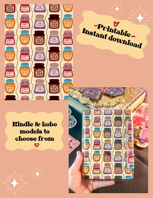 Bookish Jams Printable Kindle & Kobo Insert - Digital Download
