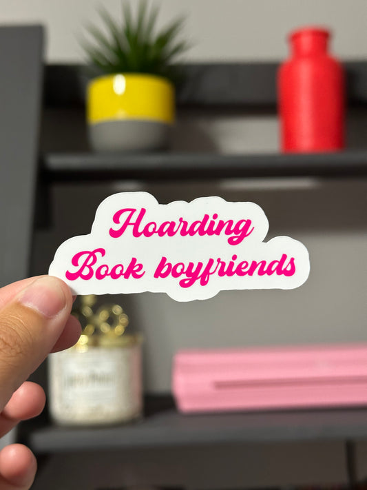 Hoarding Book Boyfriends Sticker