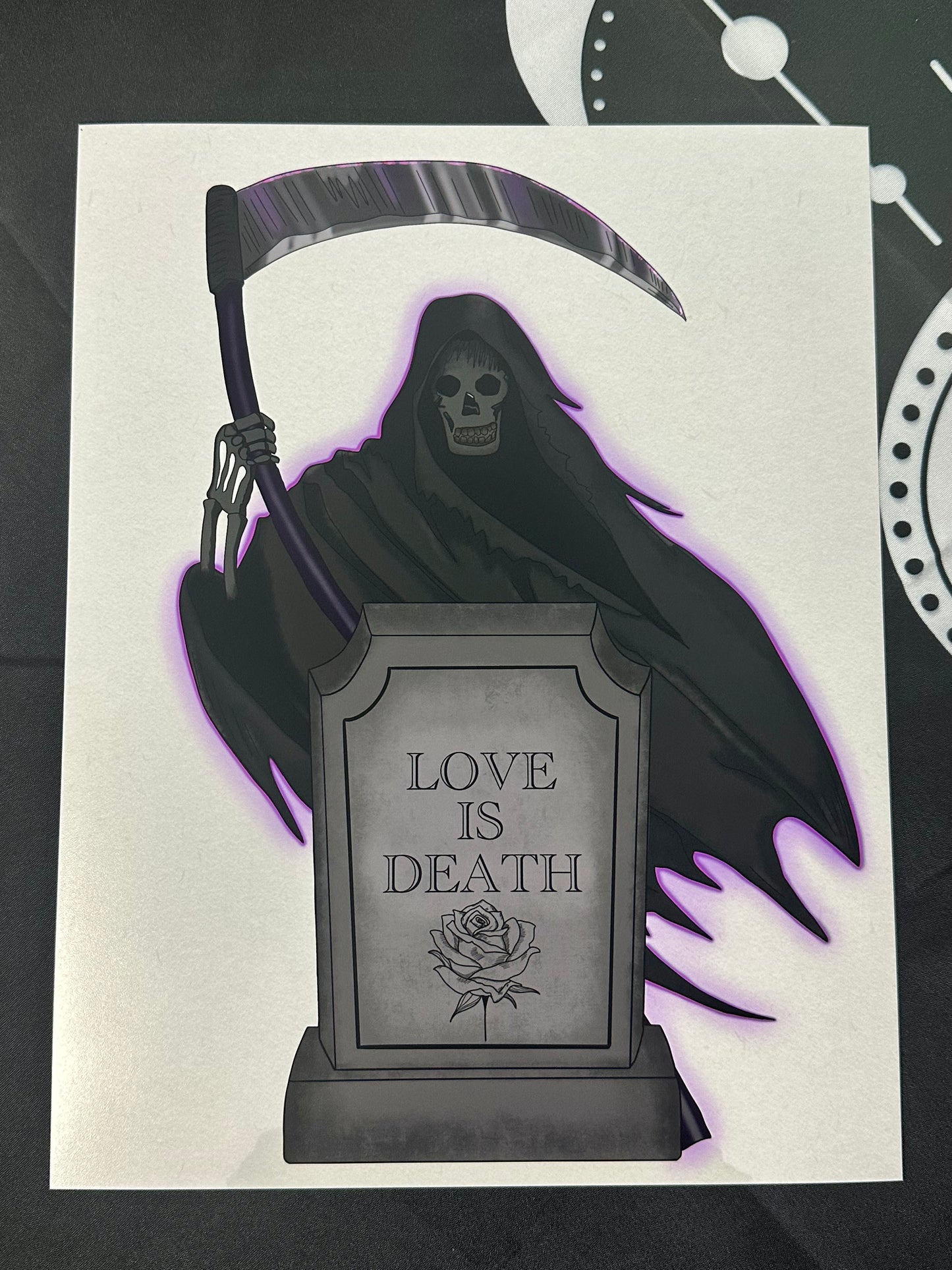 Love Is Death Art Print