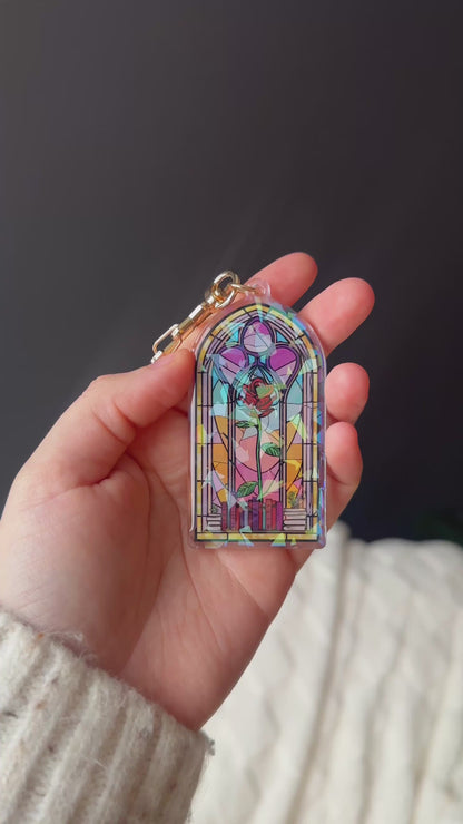 The Light Court Acrylic Holographic Keychain