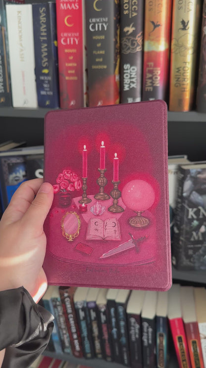 Mystic Reverie Kindle Case With Clear Back And Hand Strap