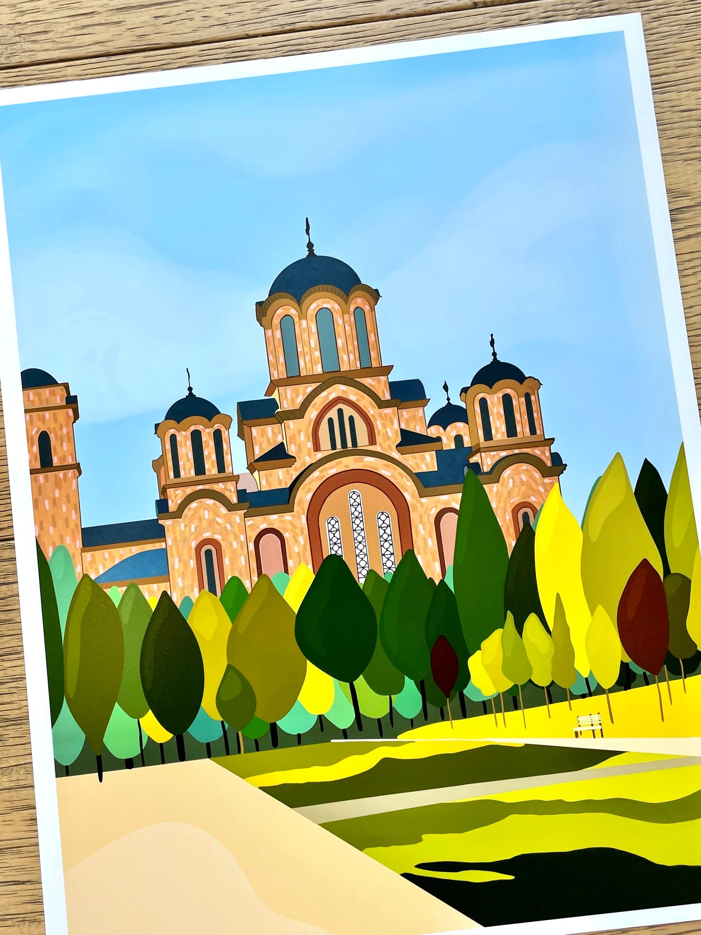 Beograd, Serbia Scenery Art Print