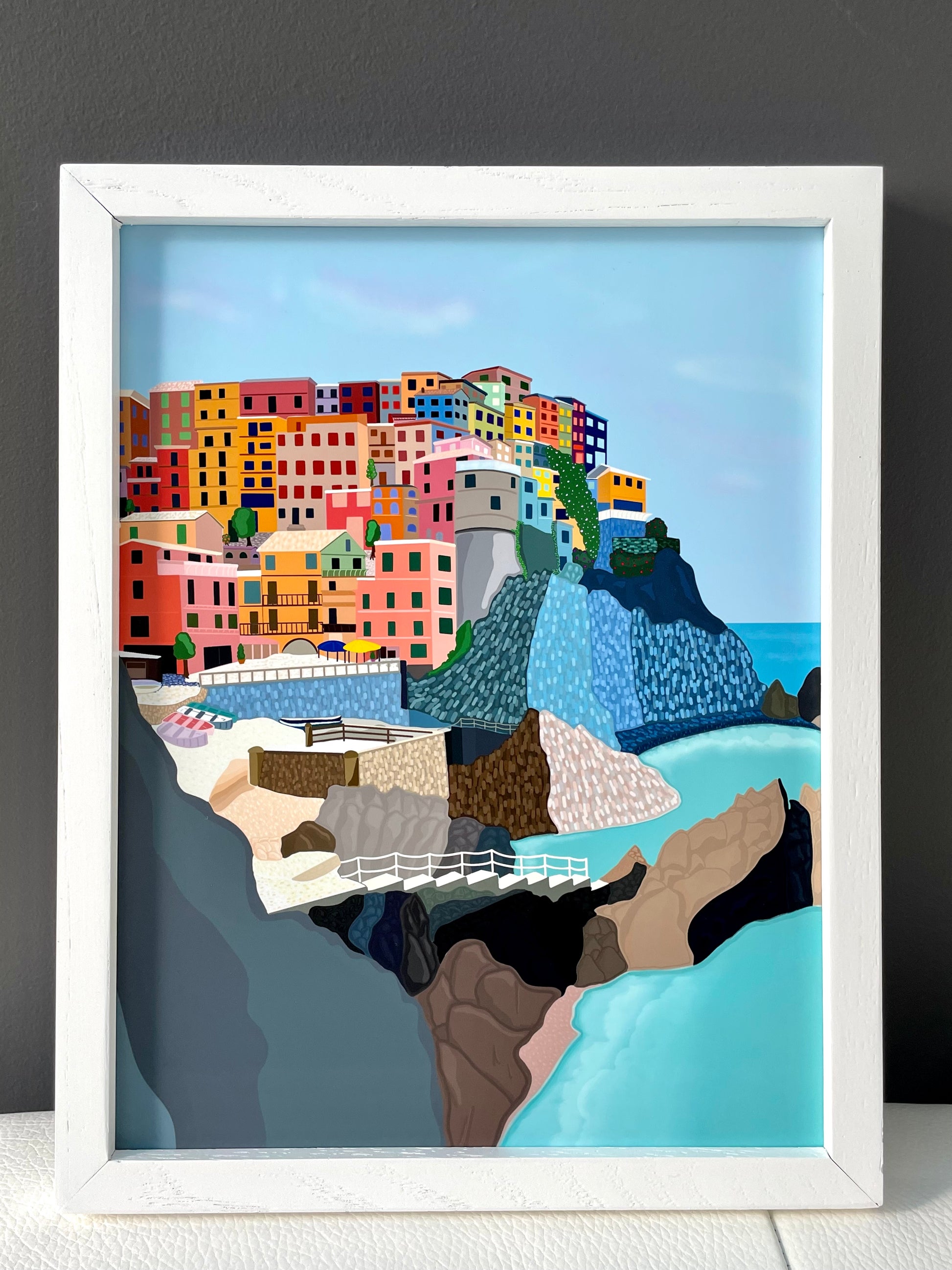 Italy Coast Art Print