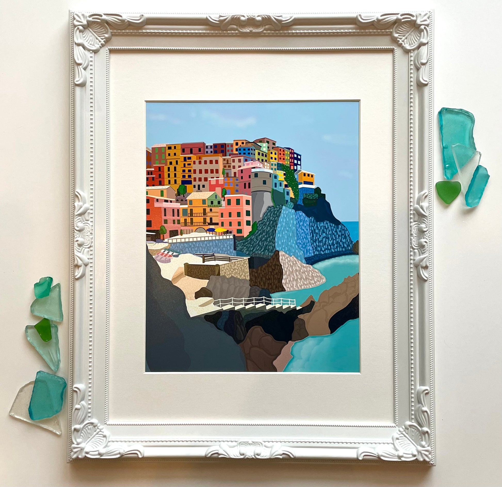 Italy Coast Art Print