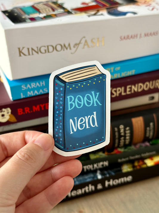 Book Nerd Sticker