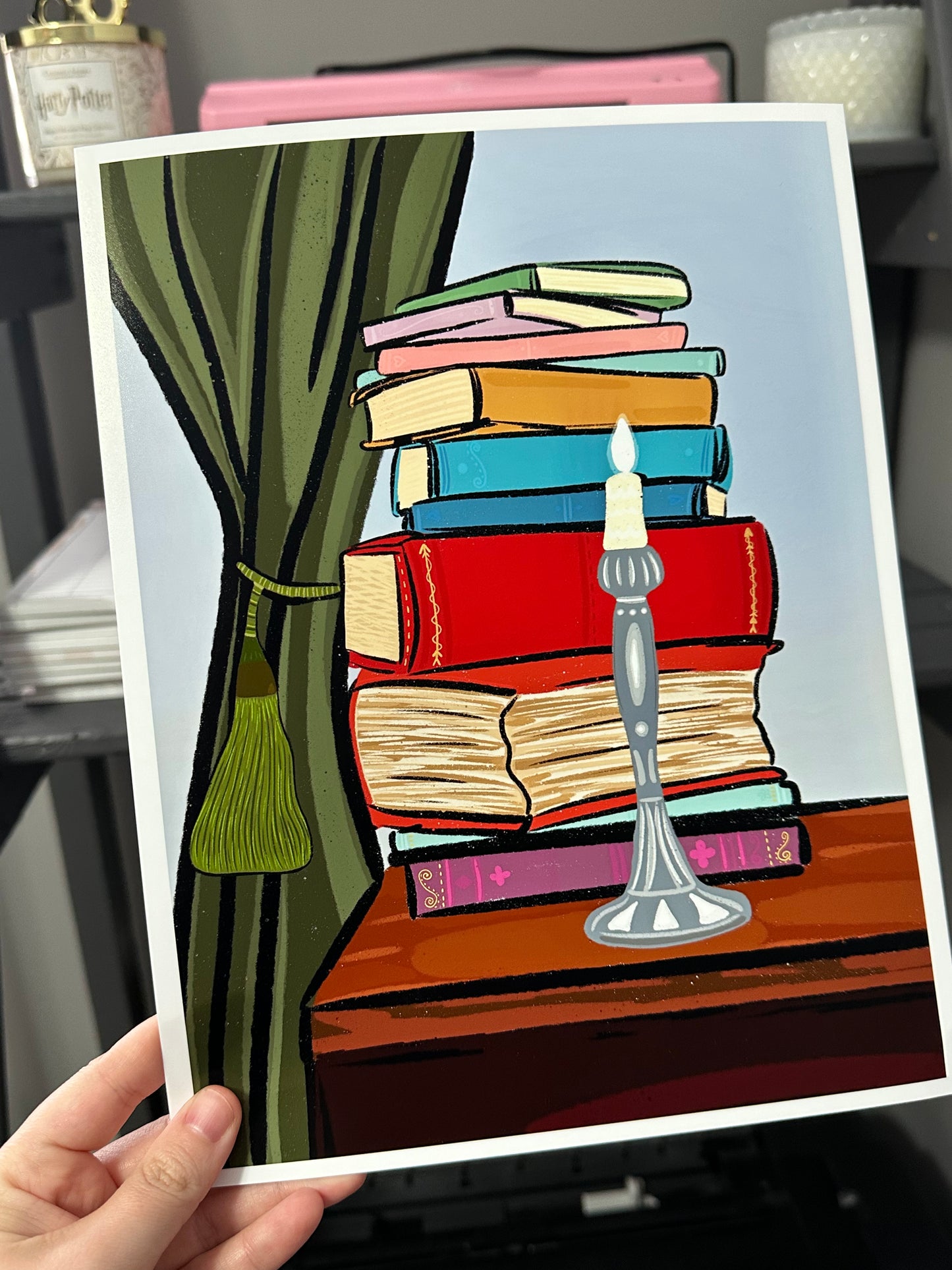 Vintage Books Art Print