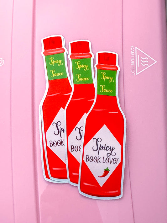 Tobasco Spicy Book Lover Sticker