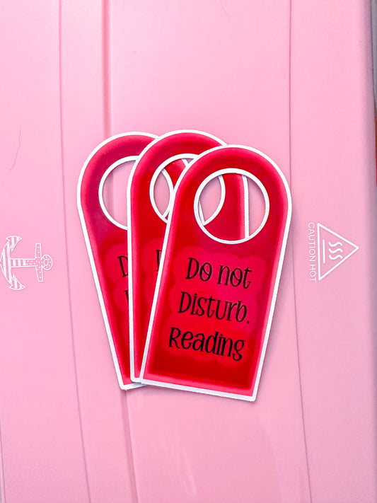 Do Not Disturb Reading Sticker