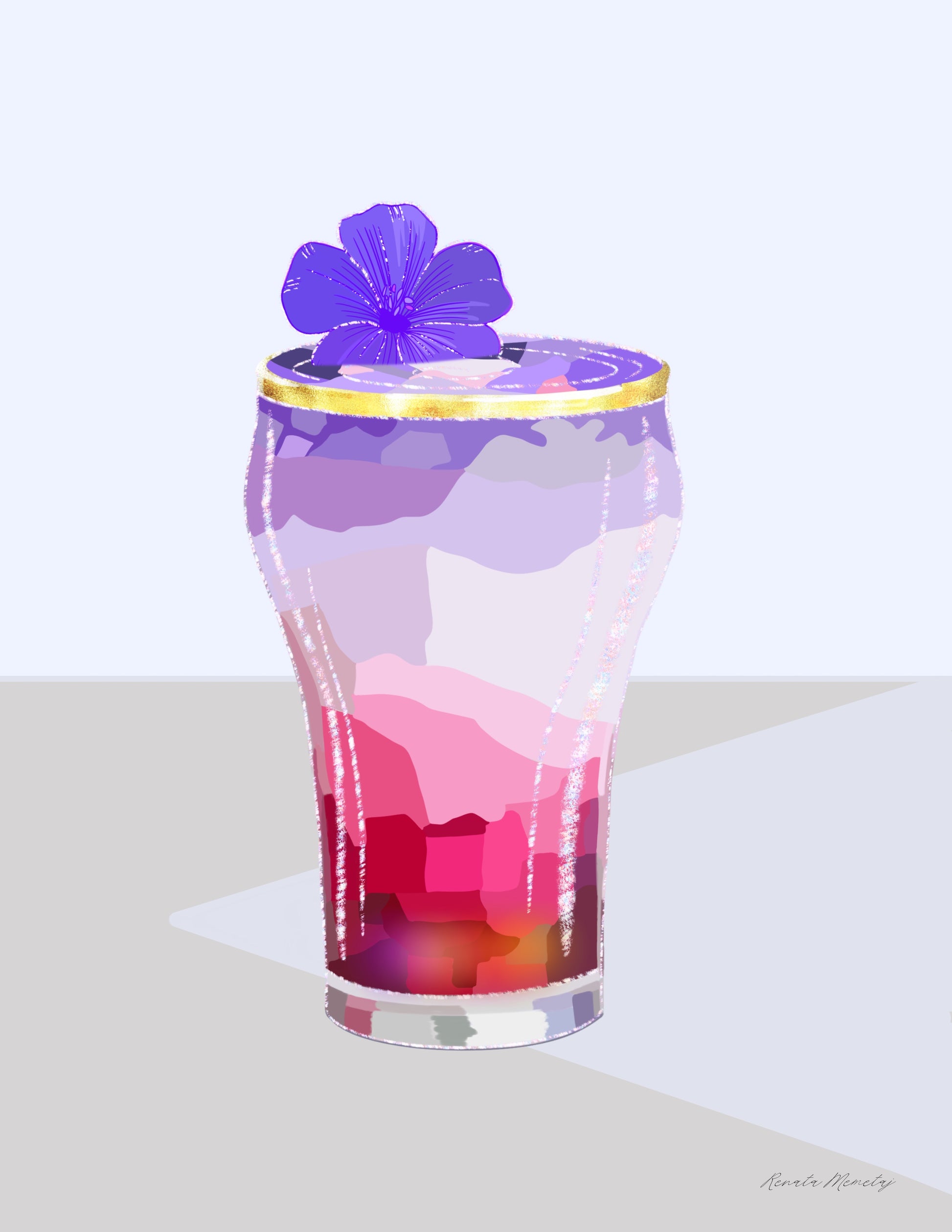 Summer Cocktail Print