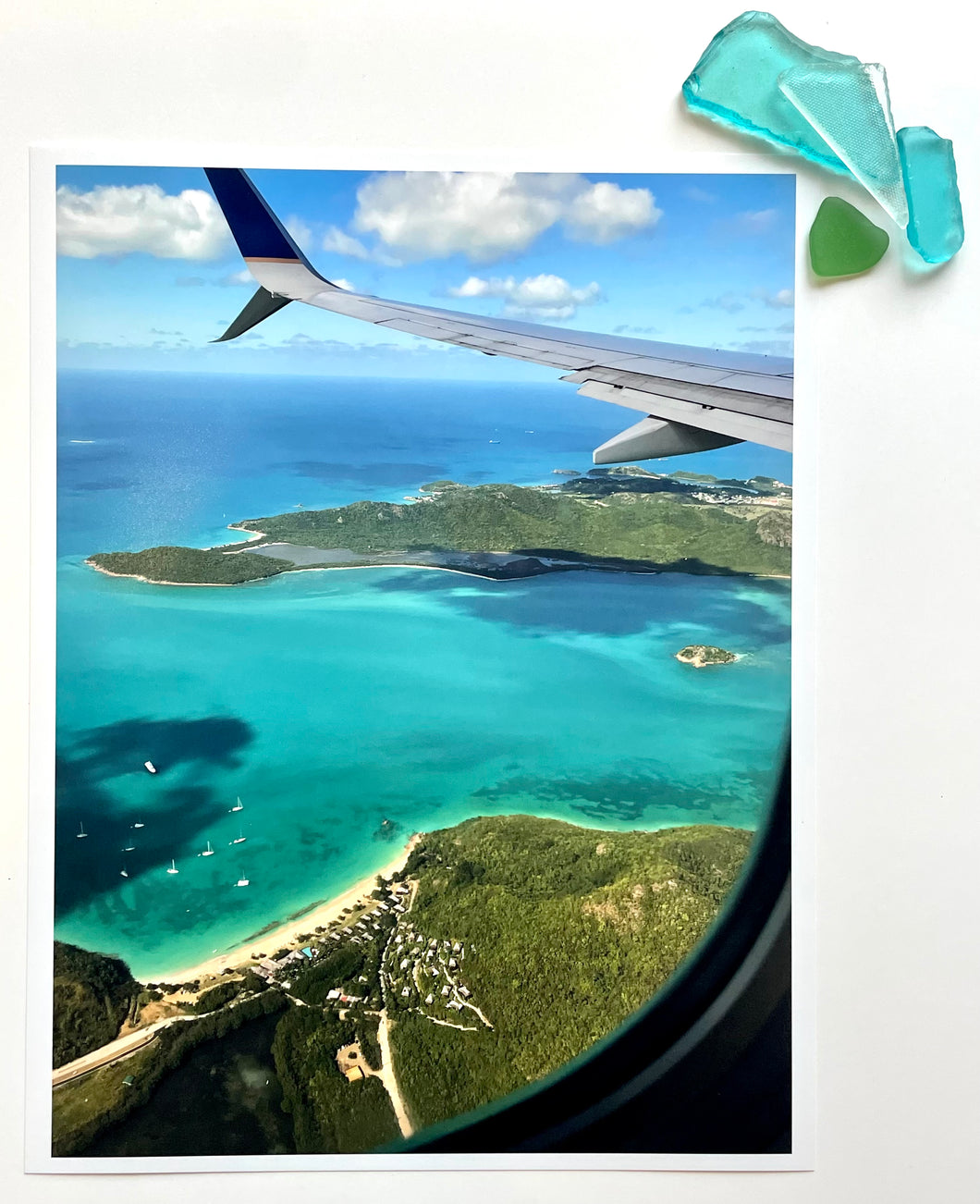 Antigua Aerial Art Print