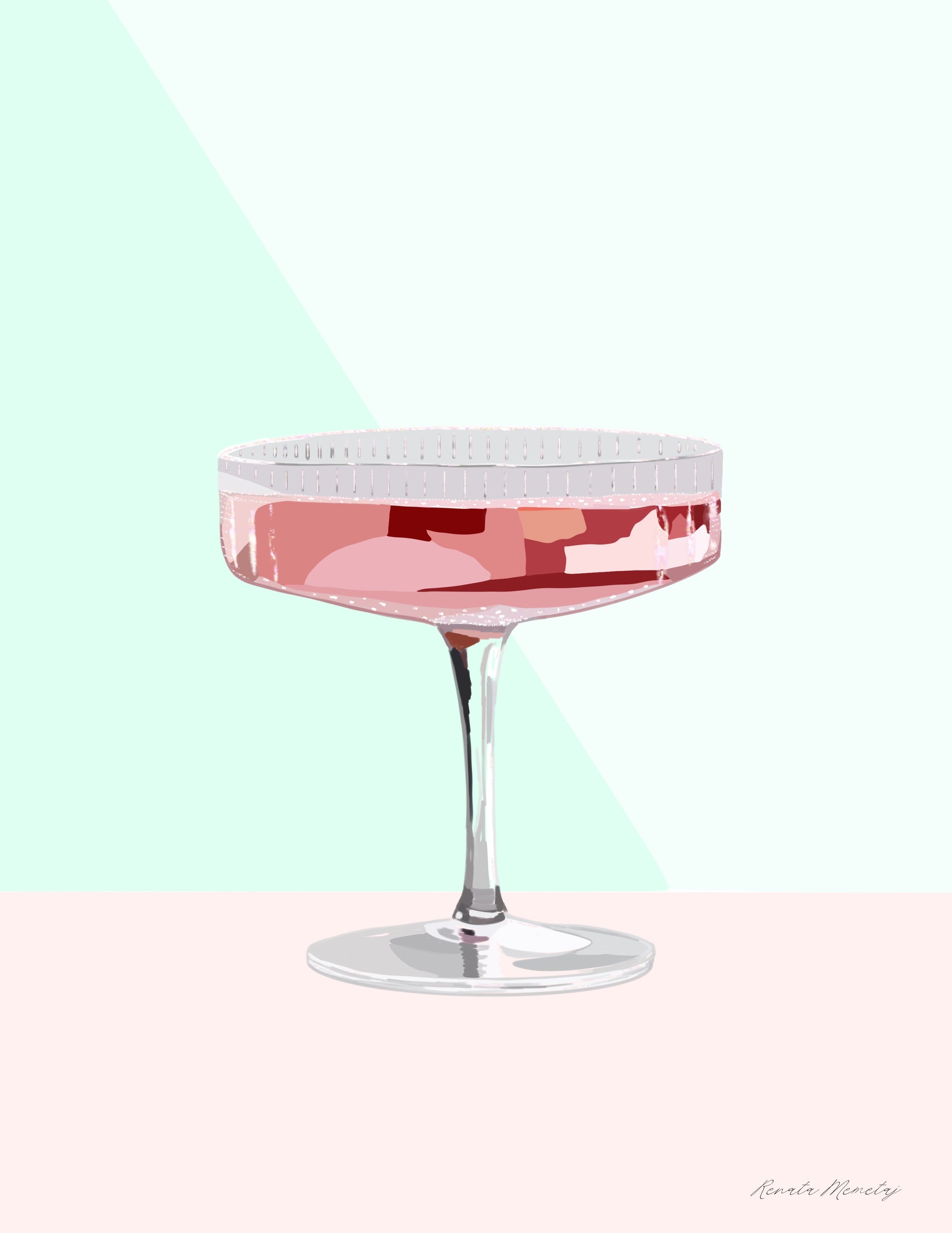 Sparkling Cocktail Print